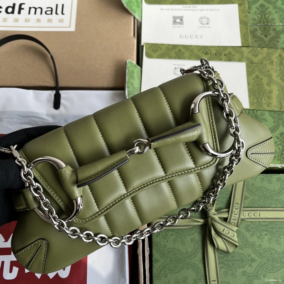 CHAIN SMALL BAG HORSEBIT SHOULDER GUCCI 0718